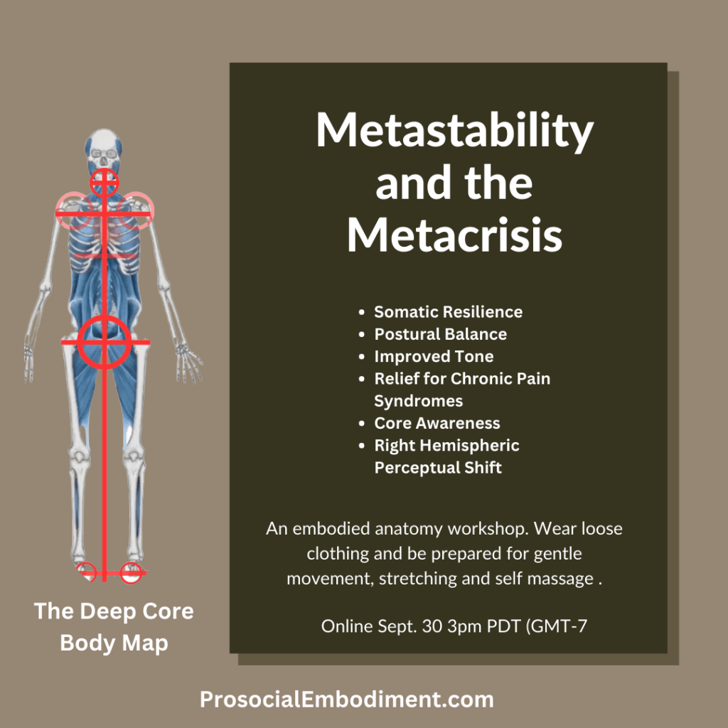 Prosocial Embodiment Workshop 6: Mon Sept 30 3pm PDT&nbsp;GMT-8